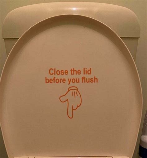 Close The Lid Before You Flush Cut Vinyl Decal
