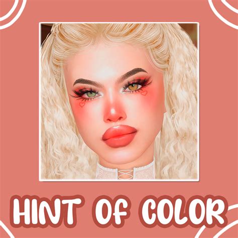 Hint Of Color Fullbody Blush By Peachyfaerie The Sims Create A