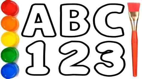 How To Draw 234 How To Draw Abc Drawing Tutorial For Kids In 2020