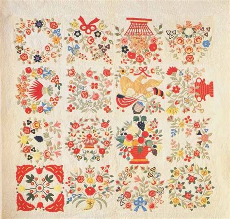 Album Quilt 1858 Made By Cornelia Everhart Wissler Carroll Co