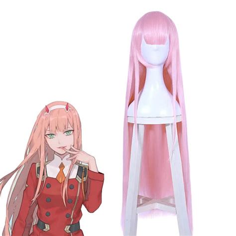 100 Cm Long Darling In The Franxx Zero Two Anime Pink Straight Cosplay