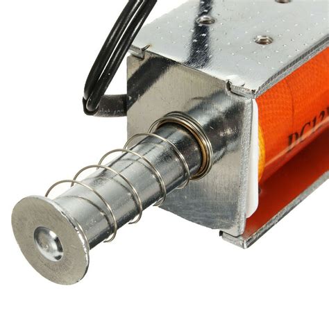 Dc 12v Small Electromagnetic Electric Magnet 35mm Long Stroke Push Pull Solenoid Ebay