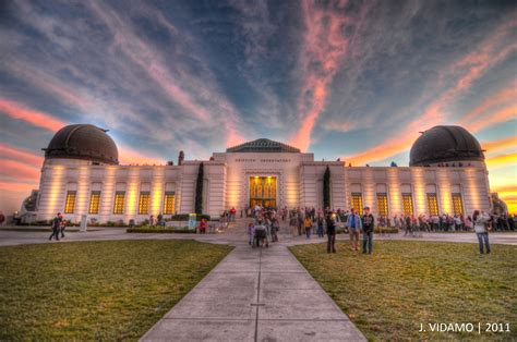 The Griffith Observatory Sits On The South Facing Slope Of Mount