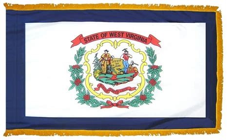 West Virginia State Flag Indoor 3 X 5 West Virginia Flag State Of