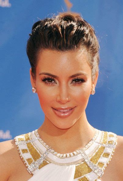 Kim Kardashian Classic Bun Kim Kardashian Hair Kardashian Hair Color