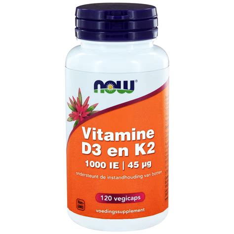 Together, they could be even stronger. Buy Now Foods, Vitamin D3 & K2, 1,000 IU / 45 mcg, 120 ...