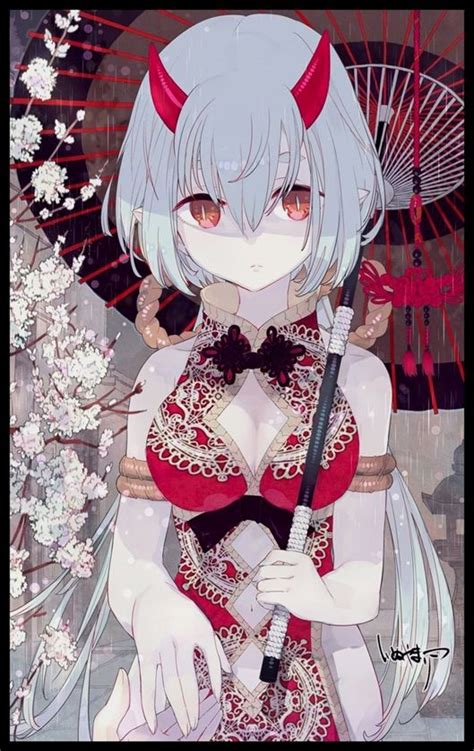 Demon Slayer Girl With White Hair Manga
