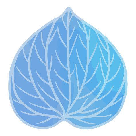 Watercolor Leaf Blue Leaves Clipart 8520334 Png
