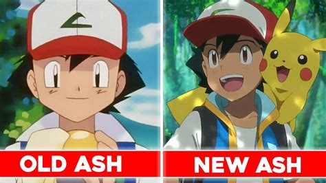 Pokemon Old Ash Vs New Ash Full Detelis Of Ash Ketchum Ash