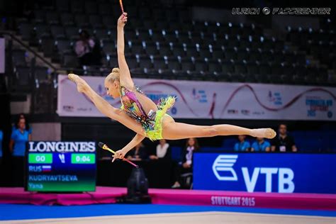 Yana Kudryavtseva Russia World Championships Stuttgart 2015 Artistic Gymnastics Rhythmic