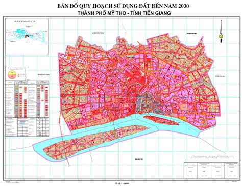 Bản đồ quy hoạch thành phố Mỹ Tho Tiền Giang năm 2024