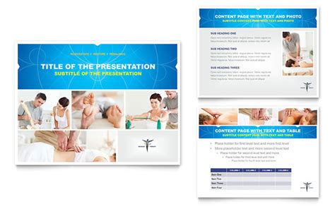 Reflexology And Massage Presentation Template Powerpoint