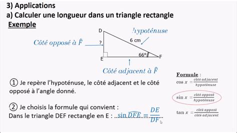 Formule Trigonometrique Triangle