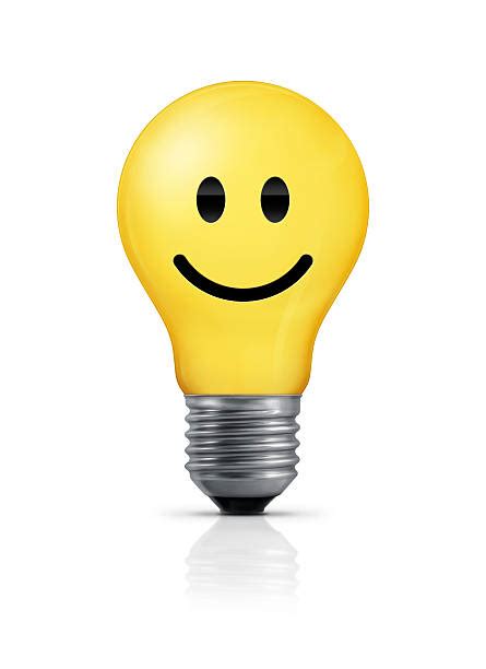 Light Bulb Smiley Face