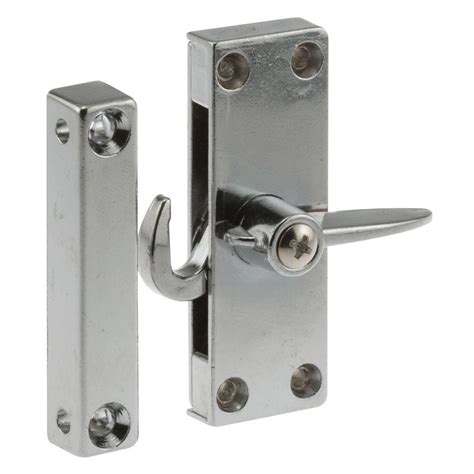 Prime-Line Sliding Screen Door Latch, Left Hand, Chrome Diecast-A 184
