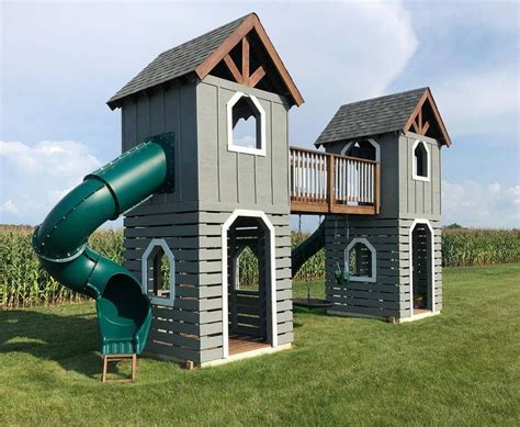 Ready To Build A Playhouse On Stilts Play Houses Playset Plans