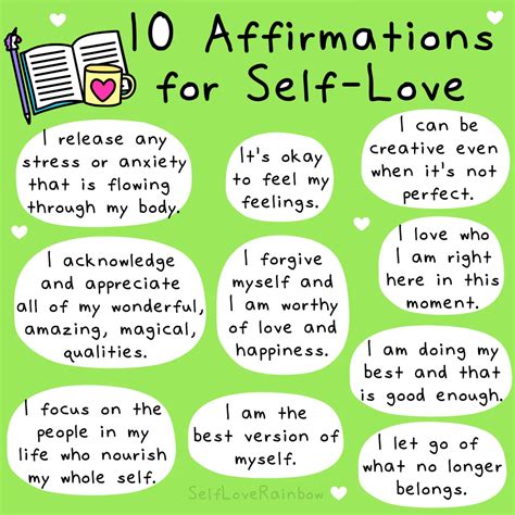 Self Love Affirmations Self Love Rainbow