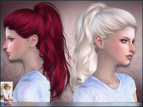 Sims 4 Mods Sims 3 Ponytail Hairstyles Girl Hairstyles Female