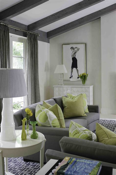Olive Green And Grey Living Room Trendedecor