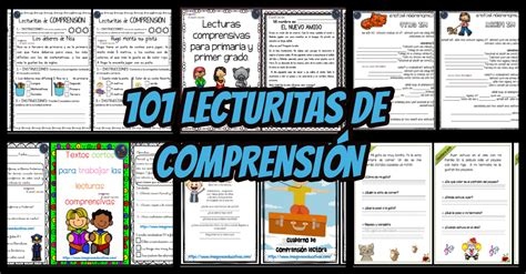 101 Lecturitas De ComprensiÓn Imagenes Educativas