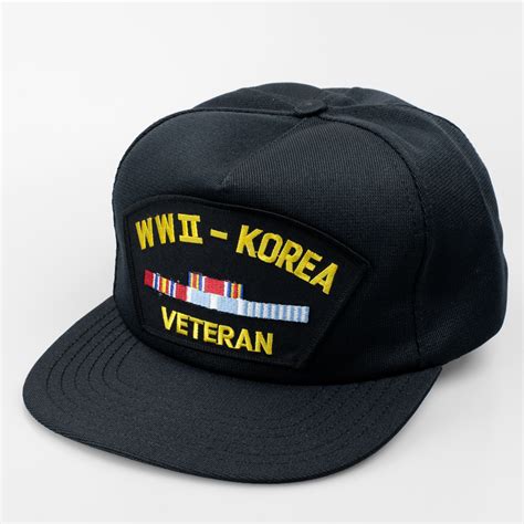 Wwii Korea Veteran Hat Campaign Hats Wwii And Korean War Ribbon Hat