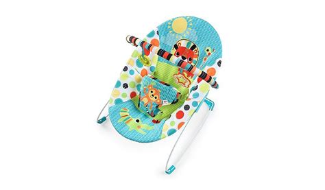 Bright Starts Kaleidoscope Safari Vibrating Bouncer Baby George At