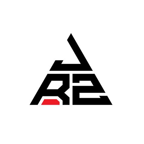 Jrz Triangle Letter Logo Design With Triangle Shape Jrz Triangle Logo