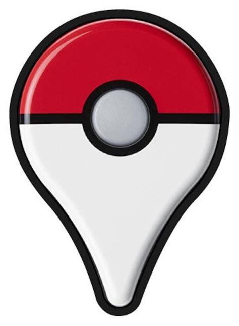 Pokemon Go Plus Pin Pokeball Map Pin Icon Sticker Decal Etsy