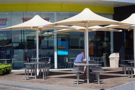 Commercial Permanent Umbrellas Weathersafe South Australia