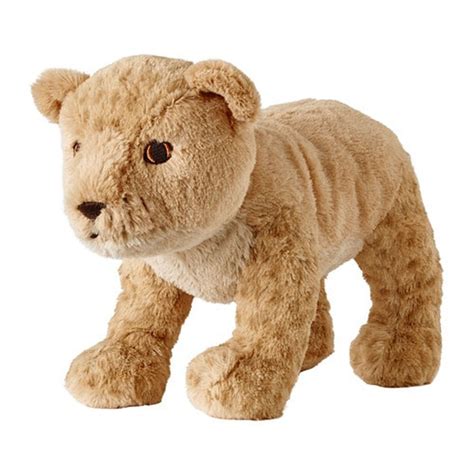 Ikea Djungelskog Lion Cub Soft Plush Toy Baby Safe Klappar Gosig Africa