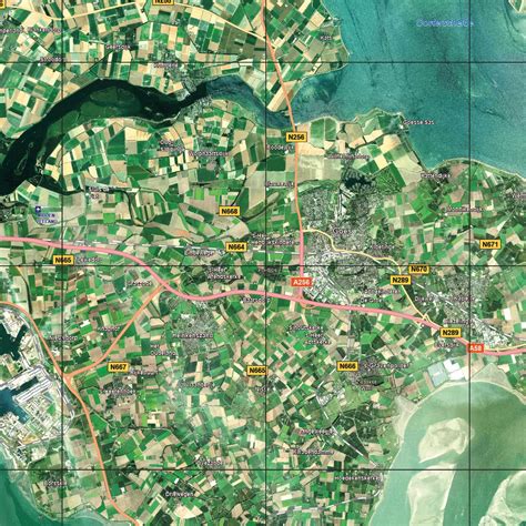 satellietkaart zeeland provinciekaarten nederland
