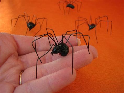 Large Black Widow Spiders 3 Large Spiders Realistic Faux Etsy Black