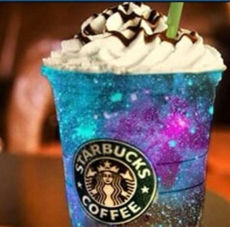 Cute Drink From Starbucks And The Cup Is Galaxy Themed Starbucks