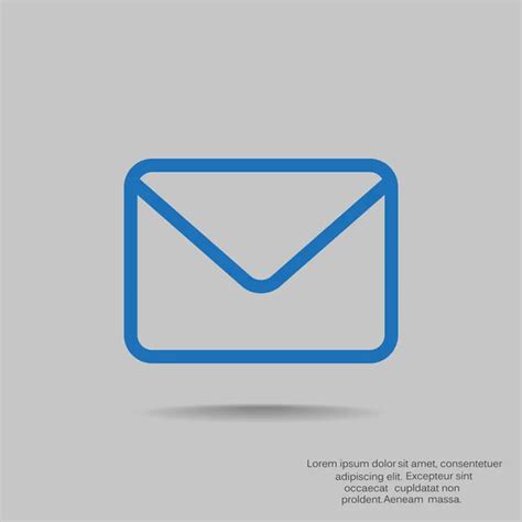 Simple Outline Envelope Stock Vector Image By ©lovart 135928840