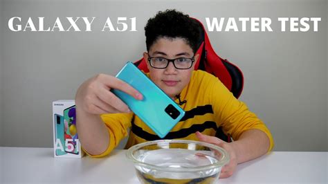 Samsung Galaxy A51 Water Test Youtube