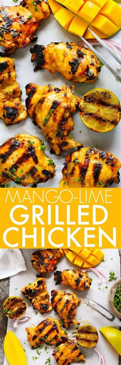 These beautiful fresh flavours make for perfect outdoor or summertime dish. Mango Lime Grilled Chicken features a sweet and spicy ...