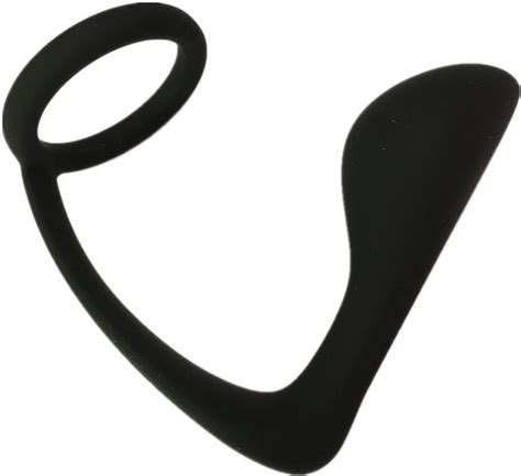 fantasilicone male prostate stimulation massager c ock ring and butt plug anal sex toys for men