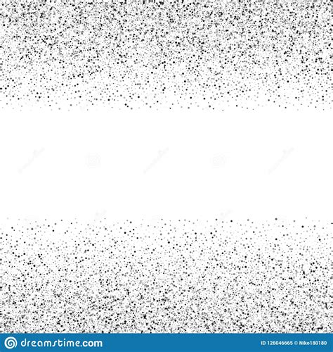 Silver Glitter Confetti On A White Background Stock