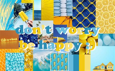 Blue And Yellow Aesthetic Wallpapers Top Free Blue And Yellow