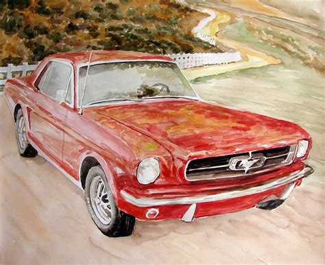 Cars Portraits Cars Paintings By Paintyourlife