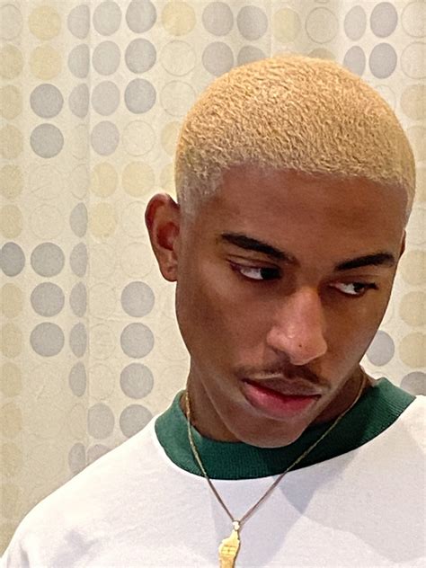 Nathan On Twitter In 2021 Men Hair Color Cute Black Boys Men Blonde