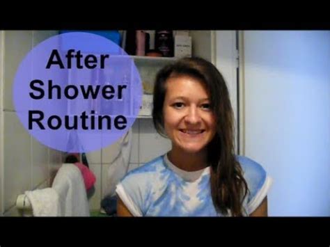 After Shower Routine YouTube