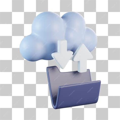 Premium Psd Backup Data Cloud 3d Icon