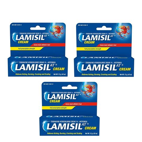 Lamisil At Terbinafine Hydrochloride Cream 1 Antifungal Cream For