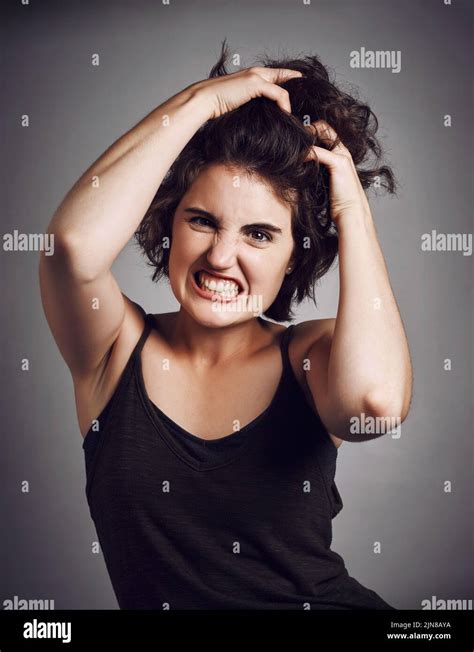 Cant Contain The Rage Studio Portrait Of An Attractive Young Woman