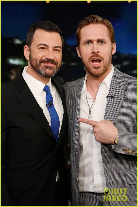 Ryan Goslings Suit Was Way Too Tight On Kimmel Video Photo