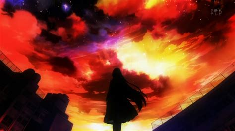 Most Beautiful Sunset In Anime Anime