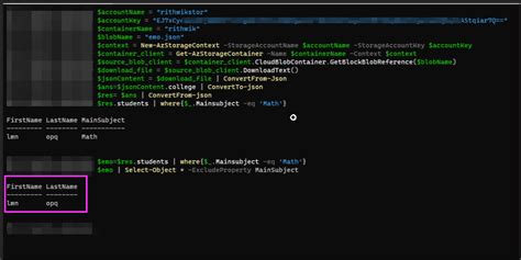 Read JSON From Azure Blob Storage Using PowerShell Stack Overflow
