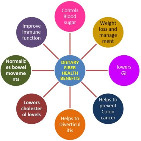 Various Health Benefits Of Dietary Fiber Download Scientific Diagram