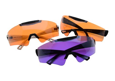 Accessories Women Hunting Pilla Vigilante Shooting Glasses 66n Purple Lens Grey Frame